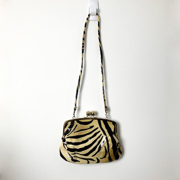 Vintage Zebra Pattern Handbag/Purse - Picture 2 of 9